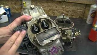 Some basic Holley 4 Barrel carburetor identification tips [upl. by Arad]