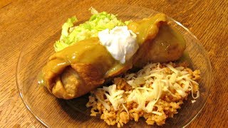 Deep Fried Beef Chimichanga  PoorMansGourmet [upl. by Anauqaj]