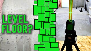 Concrete Floor Levelling with a Laser [upl. by Uzzial]