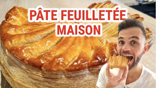 Pâte feuilletée maison  Une recette de feuilletage facile à la maison [upl. by Snehpets449]