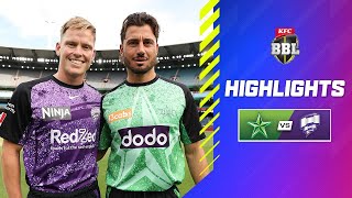 Melbourne Stars v Hobart Hurricanes Match Highlights  BBL14 [upl. by Wendel]