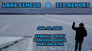 Lake Simcoe Ice Report Jan 212023 [upl. by Katee]