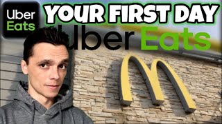 EVERYTHING You Need To Know  First Day UberEats Driver [upl. by Rehptsirhc319]