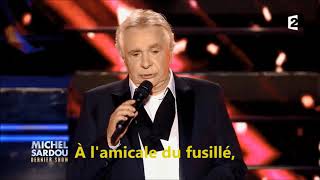 LES RICAINS Michel Sardou  montage avec paroles [upl. by Berman]