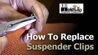 How To Replace Suspender Clips  Suspenderscom [upl. by Lairea]