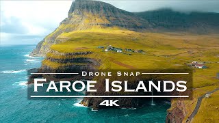 Faroe Islands 🇫🇴  by drone 4K [upl. by Ariew]