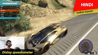 GTA 5  How to Display Speedometer to See your Vehicle Speed  F8  TechnoGamerz Speedometer  Hindi [upl. by Winou540]