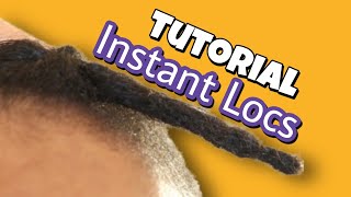 INSTANT LOCS TUTORIAL  CROCHET YOUR HAIR IN 10 MINUTES  2020 LOC JOURNEY [upl. by Katerine]