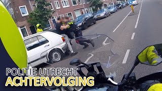 Achtervolging door politie Utrecht in de stad  Politievlogger JanWillem [upl. by Drugge118]