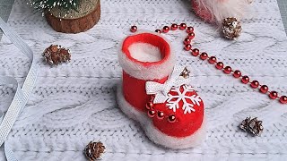 Tuto Botte de Noël facile [upl. by Brana]