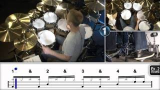 Single Paradiddle Rudiment Applications  Drum Lesson DRUMEO [upl. by Gilson]