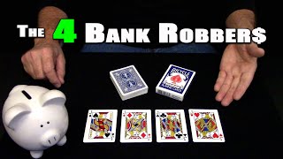 The 4 Bank Robbers Card Trick  An InDepth Tutorial [upl. by Gotcher]