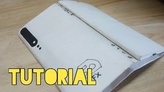 PAPER FOLDING PHONE TUTORIAL SUPER EASY ORIGAMI [upl. by Fuld]