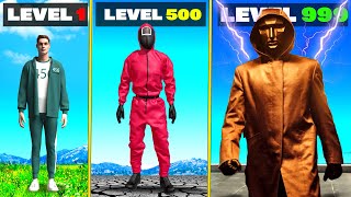 Level 1 SQUID GAME to Level 1000000000 in GTA 5 [upl. by Kensell385]