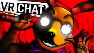 GIRL gets JUMPSCARED by FREDDY VRCHAT HIDE amp SEEK [upl. by Yennaiv]