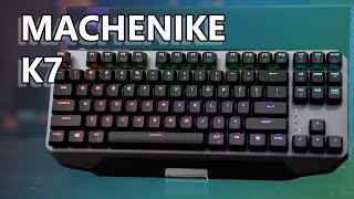 Wireless mechanical keyboard  lots of features  RGB Machenike K7 review [upl. by Aylsworth]