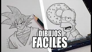 DIBUJOS FÁCILES DE HACER PARA PRINCIPIANTES 1  BillyArt [upl. by Eniamraj]