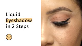 How to Apply Liquid Eyeshadow in 2 Steps  Sephora Beauty Newbie [upl. by Aicenek564]