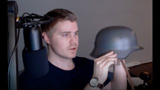 German WW2 Army Helmet Replica  M42 Stahlhelm Review [upl. by Nnylkcaj271]