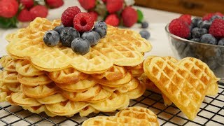 Waffeln backen  Quarkwaffeln Rezept  Mein Lieblingsrezept [upl. by Sivet78]