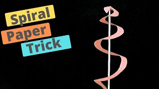 Spiral paper science trick with candle [upl. by Nallij]