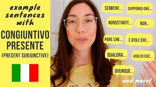 Learn How to Use Italian CONGIUNTIVO PRESENTE with sentences Italians use in everyday conversations [upl. by Southard]