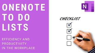 How to use a Microsoft OneNote To Do List [upl. by Gipsy5]