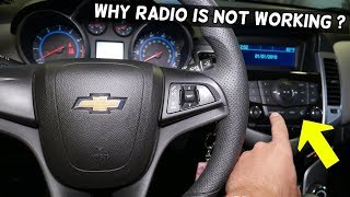 WHY RADIO IS NOT WORKING AND HOW TO FIX IT ON CHEVROLET GMC CHEVY BUICK CADILLAC [upl. by Artiek138]