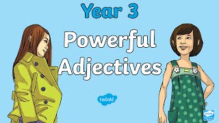 What Is An Adjective  Powerful Adjectives For Kids KS2 [upl. by Lehcyar]