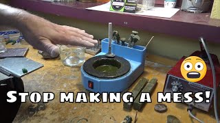 Lapidary 101  HOW TO Remove your stone from a dop stick [upl. by Fonzie7]