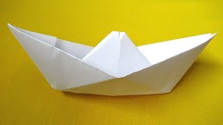 Como hacer un barco de papel  how to make a paper boat [upl. by Dressler59]