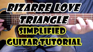 Bizarre Love Triangle  Frente  Guitar TUTORIAL [upl. by Edniya]