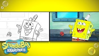 Company Picnic from Sketch to Screen  SpongeBob [upl. by Enawtna328]