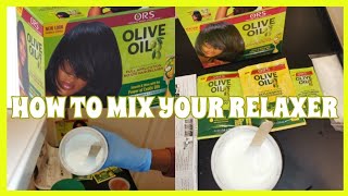 HOW TO MIX YOUR RELAXER  RELAXER YOUR 4C HAIR  AMIFULLEST [upl. by Negrom]