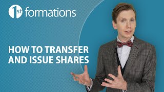 Transferring and issuing company shares [upl. by Quirita]