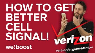 How to Improve amp Boost Cell Phone Signal for Verizon  weBoost [upl. by Ahsemac]