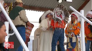 Maskwacis Meeting with Indigenous Peoples 25 July 2022 highlights [upl. by Dlnaod]