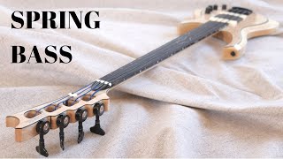 Making a Fretless Custom Spring Bass  full build [upl. by Pennie42]