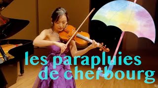 【映画『シェルブールの雨傘』】Les Parapluies De Cherbourg／Michel Legrand【ヴァイオリン】1964 [upl. by Nataline]