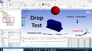 Drop Test Analysis in Ansys Workbench [upl. by Killion]