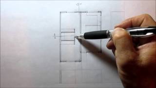 CÓMO HACER UN CORTE DE UN PLANO ARQUITECTÓNICO [upl. by Ecnirp]