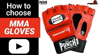 How to choose MMA Gloves  Punch Equipment® [upl. by Lanam612]