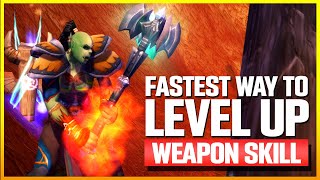 Fastest Way To Level Weapon Skill in Classic WoW Vanilla and TBC [upl. by Tooley]