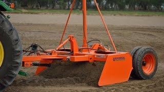 Laser Guided Land Leveler  UNIVERSAL [upl. by Fortunio]