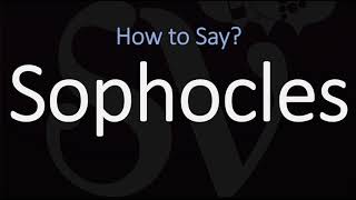 How to Pronounce Sophocles CORRECTLY [upl. by Isoais280]