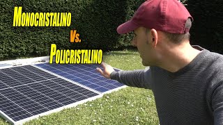 Comparativa panel solar Monocristalino Vs Policristalino [upl. by Atinele]