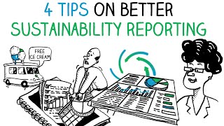 Sustainability reporting 4 tips to make a better report [upl. by Namyaw]