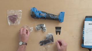 Kobalt Tools 24V Oscillating MultiTool Unboxing [upl. by Damarra]