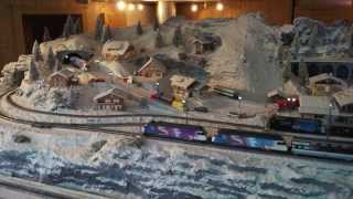 Schweizer Modelleisenbahn H0  H0m und Z  TransAlpina [upl. by Fitzsimmons271]