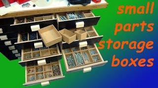 Small Parts Storage Boxes [upl. by Survance]